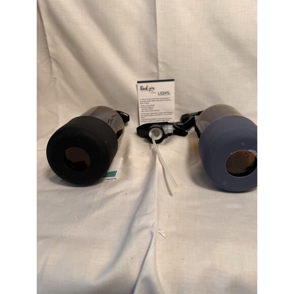 Two 16oz Empty Glass Spray Bottle Refillable Containers with Silicone Sleeve - Picture 7 of 9